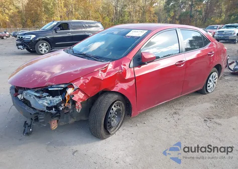 2019 Toyota Corolla Le z USA, uszkodzony, nr VIN 5YFBURHE4KP866665